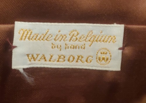 Vintage WALBORG Meer Perlen sogar. Tasche Handarbeit Belgien Schmetterling Nachlass Verkaufsfund - Bild 5 von 9