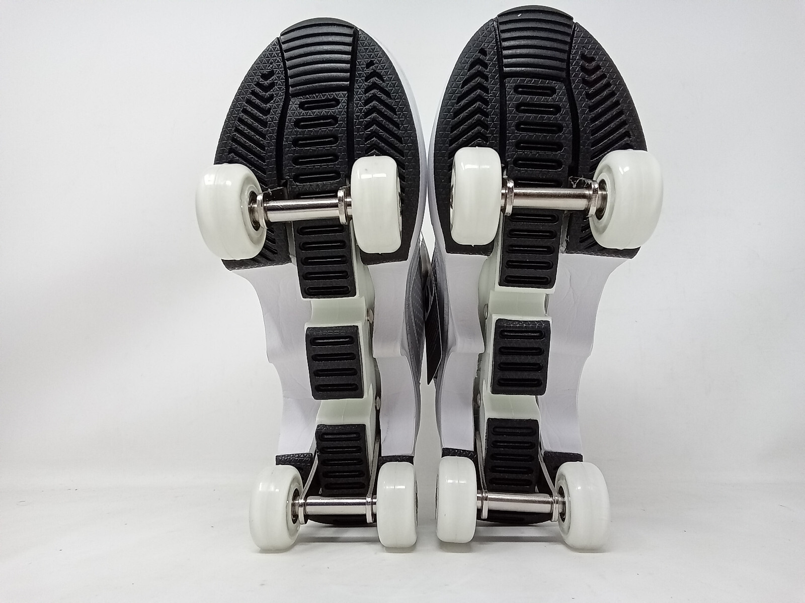 Kick Speed Roller Skate Shoes EUR 34 CM 22.7 White Silver NWOB & Ships Free