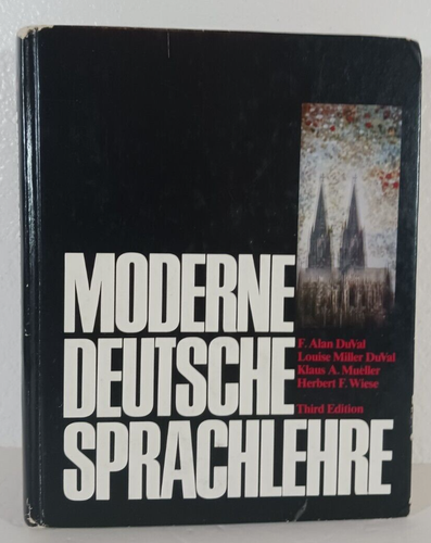 MODERNE DEUTSCHE SPRACHLEHRE Third Edition F Alan Duval 1980 German Textbook HC - Imagen 1 de 24