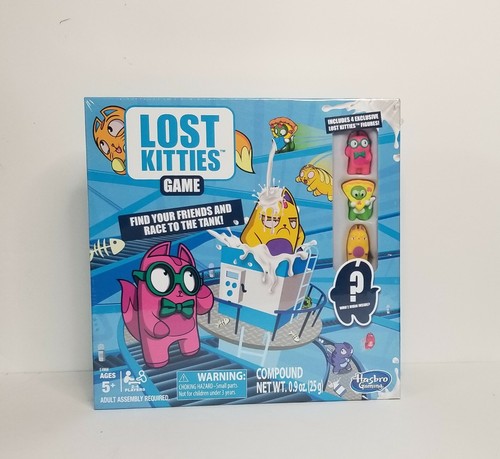 Hasbro Gaming Lost Kitties Board Game 4 Exclusive Kitty Figures kids gaming - Picture 9 of 12