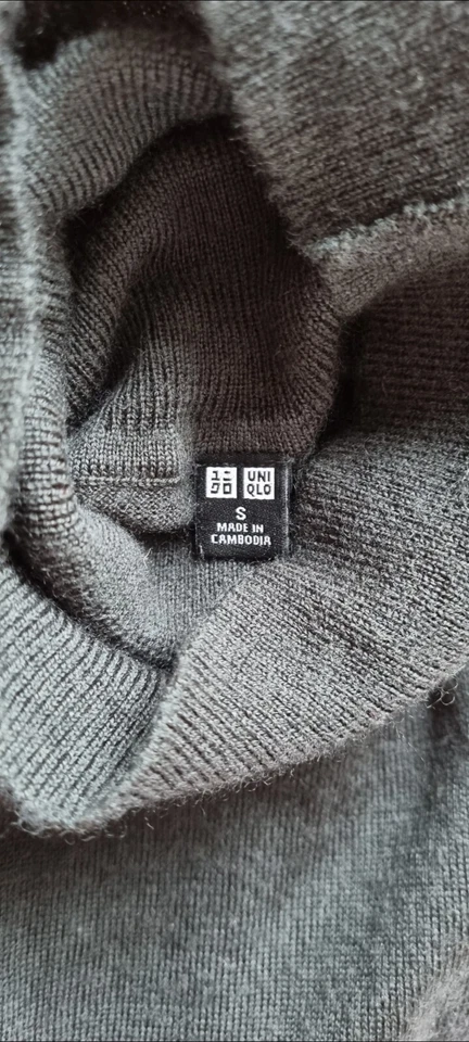 Pull Uniqlo Femme Col Roule Taille S 100% Laine Neuf - Photo 4/4