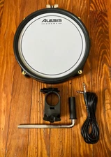 Alesis 8" Mesh Drum Pad (Black) w/1.5" Clamp & Cable NEW Surge SE DM10 2 Zone