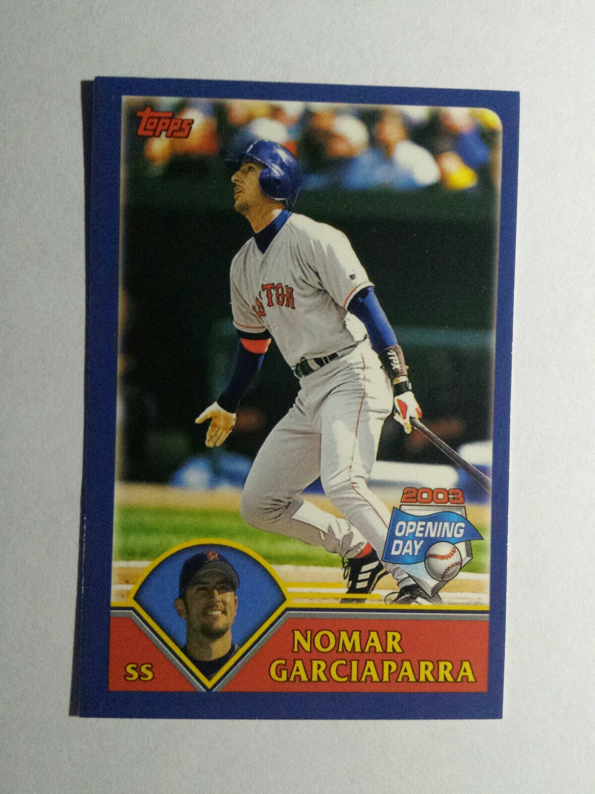NOMAR GARCIAPARRA 2003 TOPPS OPENING DAY MINI SCRATCH OFF BASEBALL CARD D1177