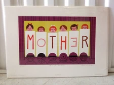 Mother's Day  Art Edie Harper Samson Mother limited edition signed with coa 