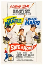 Safe at Home - Mickey Mantle - 1962 - Vintage Movie Poster