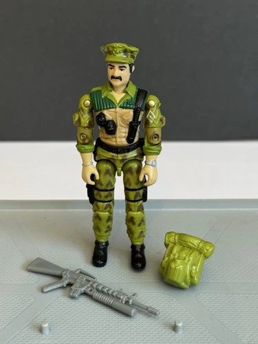 1986 Vintage Hasbro Gijoe Marine Leatherneck Action Figure Mint Complete