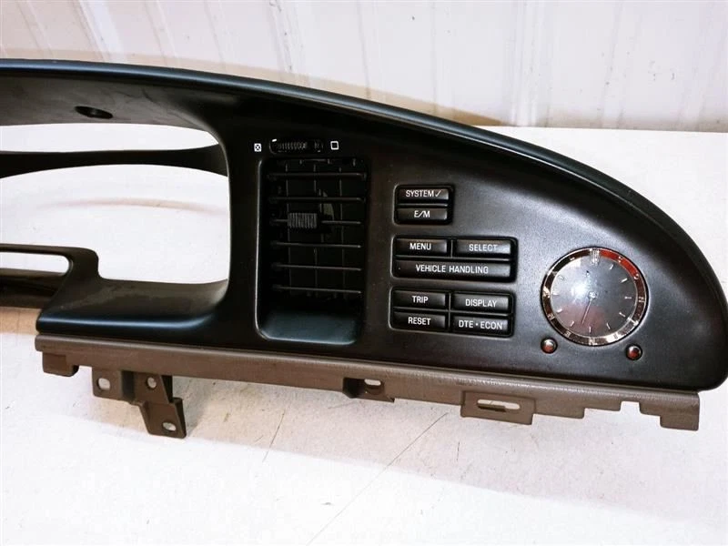 Lincoln Continental 1999 2000 2001 2002 tablero central bisel montaje fabricante de equipos originales usado F8CX Foto 2 de 4