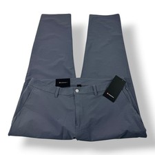 Lululemon ABC Classic Fit Trouser VersaTwill Chino Pants Mens 38x32 Smoked Grey
