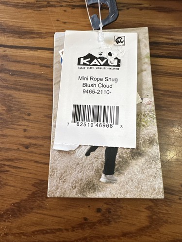 KAVU Fleece Full Size Rope Snug Blush Cloud Bag Sling NWT $70 - Picture 3 of 7