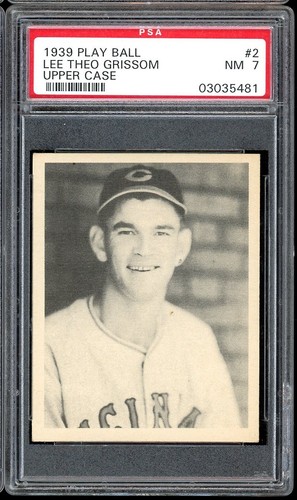Lee Grissom [Sample] #2 1939 Play Ball card