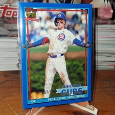 Topps 2026 Series 1 Pete Crow-Armstrong Chicago Cubs #T91-64 Serial Numbered
