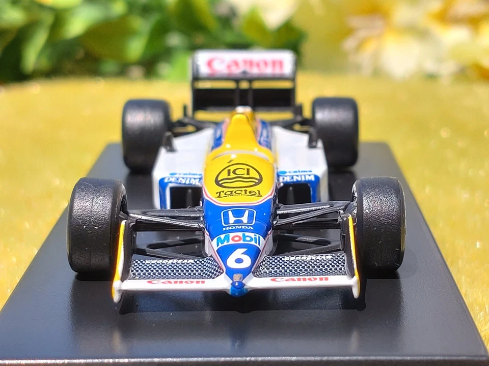 Canon Williams Honda / FW11B /  No.6 N.Pique 1987 / 1/64 Diecast car  Aoshima - Image 4 of 4
