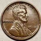 1918-D Lincoln Wheat Cent AU +Original