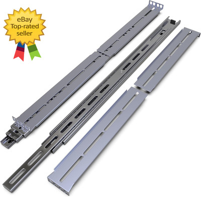Rackmount Sliding Rails Kit for 1U to 4U Server Chassis Adjustable Rack Mount