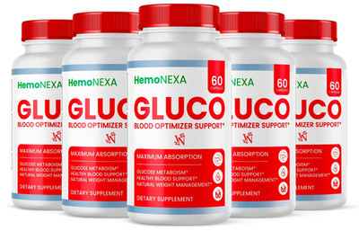 (5 Pack) HemoNexa Pills Advanced Blood Health Support Vitamin Hemo Nexa 300 Caps