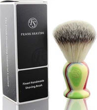 Frank FS shaving Synthetic Hair Shaving Brush for Men's Personal Light Horn 