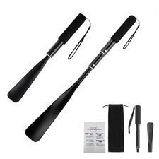 Shoe Horn, Long, Telescopic, 3385 cm, Extendable, Plastic, with Met...