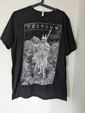 Trivium Black T-Shirt size Large Bella & Canvas