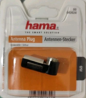 Hama Automotive Antennen-Stecker ISO-Stecker Lötbar Neu - Bild 1 von 2
