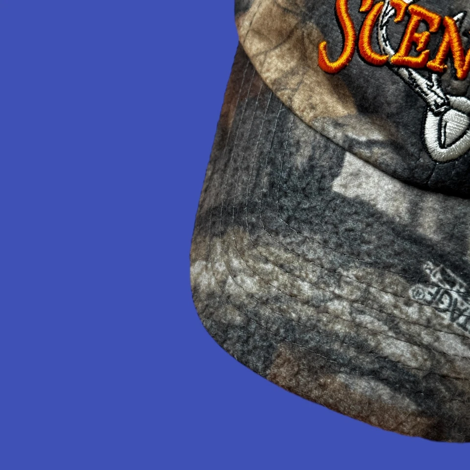 Sombrero de camuflaje polar Scentlok caza ciervo calavera logotipo correa de béisbol espalda gorra camuflada Foto 4 de 4