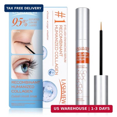 LASHVIEW Eyelash Growth Serum (0.17fl.oz / 5ml) - RECOMBINANT HUMANIZED COLLAGEN