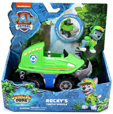 Nickelodeon Paw Patrol Jungle Pups Rocky's Turtle Vehicle