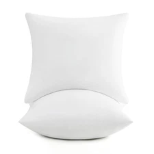 puredown® 20x20 Pillow Inserts, Fluffy Soft Square Form Sham Stuffer Set of 2,