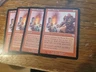 4x Book Burning Judgment Magic The Gathering Card MTG Vintage Playset Pauper Red