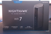 NETGEAR Nighthawk WiFi 7 Router 9.3Gbps Tri-Band RS300 New & Sealed