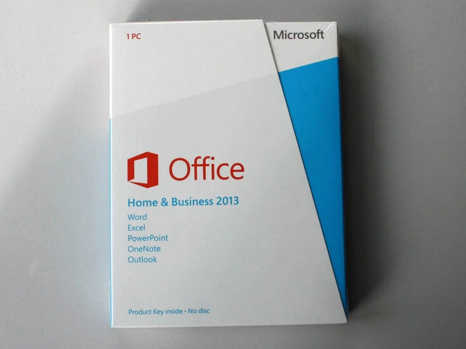 Microsoft Office 2013 Home and Business Product Key Card e DVD con Key originale - Immagine 3 di 3