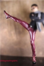 Men Faux Leather Casual Black/burgundy Sexy S...