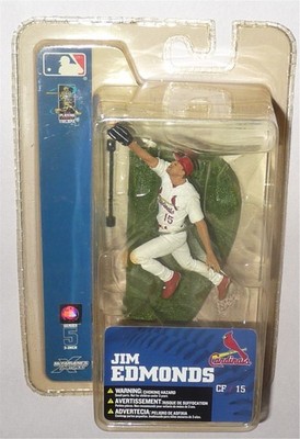 JIM EDMONDS St Louis Cardinals McFarlane MLB 3'' Series 5 Baseball Figure READ