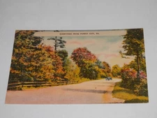 FOREST CITY PA - 1930-1950 ERA POSTCARD - GREETINGS