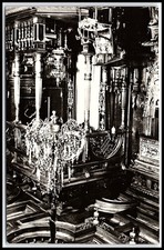 Vtg Peles Castle Museum Interior Study Sinaia Romania Postcard 1950s B&W K013