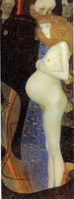 Hope I Klimt 1903 04 Vintage Kunstdruck Poster Wanddeko Deko Stück Interieur Fe