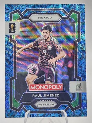 2026 Panini Prizm Monopoly FIFA World Cup Raul Jimenez #58 Blue