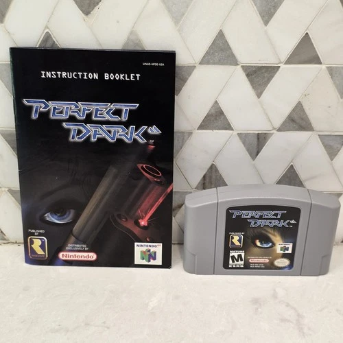 Perfect Dark (Nintendo 64) N64 Cartridge, Manual. Tested