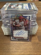 2024 Bowman Chrome Auto Aidan Miller HTA /150 1st Bowman Phillies