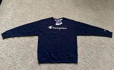 NWT Champion Powerblend Crewneck Athleticwear Sweatshirt Long Sleeve Size Lrg