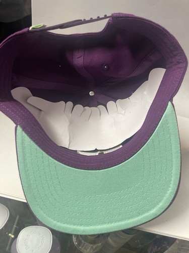 Russell Athletic Logo Snapback Hat, Black Adjustable Ball Cap ( Purple) - Picture 5 of 5