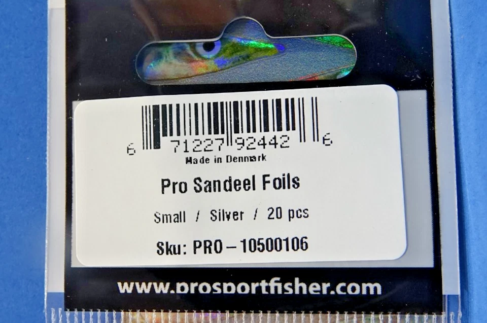 Pro SANDEEL Foils SM silver 20 Stück PRO Sportfisher Sandaal Folien 20 Stück SM - Bild 3 von 4