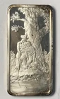 1oz .999  1974 1st Annual Father Day Silver Bar - Under the Old Oak Tree - Toned