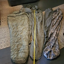 US Military Patrol & Intermittant cold Sleeping Bags,Bivy Cover,stuff Sack Lot