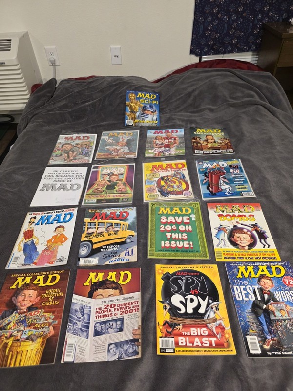 MAD Magazine Lot | 17 Magazines Total | 1983 - 2025 | Spy vs. Spy