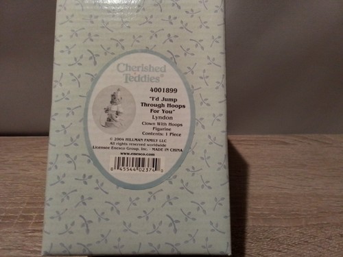 Cherished Teddie 4001899 Lyndon I'd Jump Through Hoops for you figurine - Picture 10 of 10
