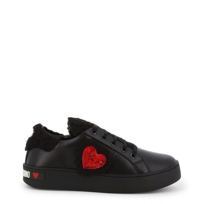 sneakers with heart logo