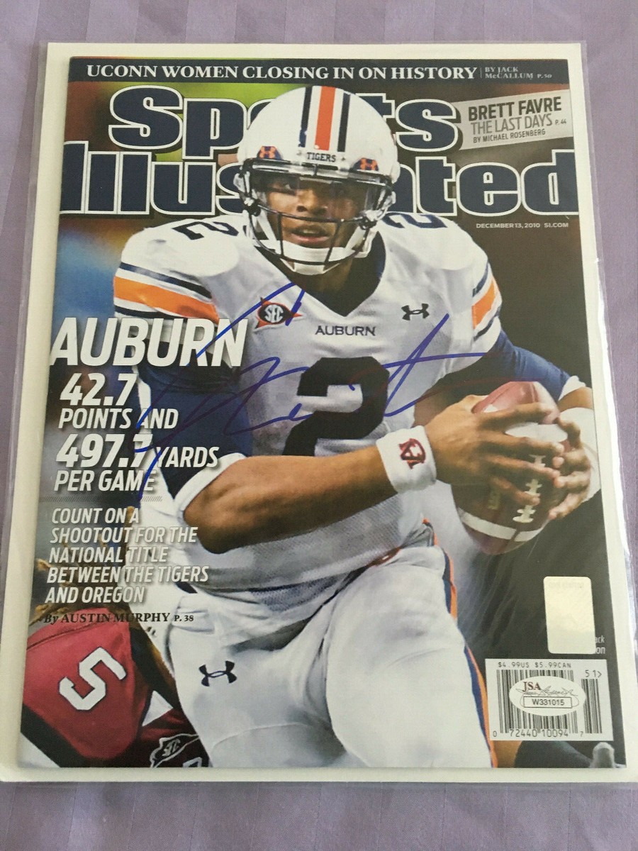 Cam Newton Auburn Tigers SIGNED Regional Sports Illustrated 121310 NL JSA  MINT | eBay