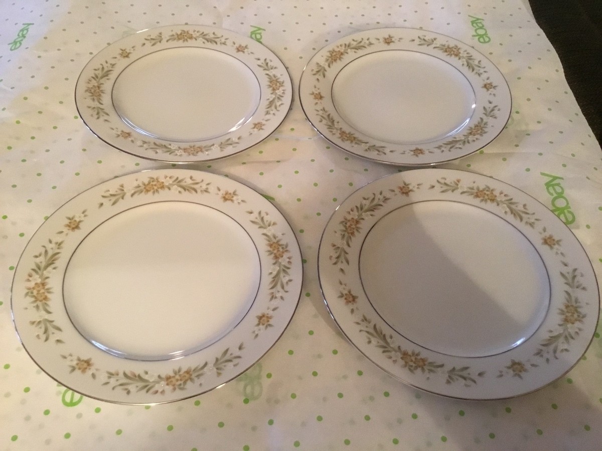 Style House Mayfair pattern fine China plates