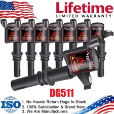 8 Pack Ignition Coil for Ford F150 Expedition Lincoln 2004-08 4.6L 5.4L V8 DG511