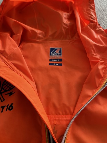 K-Way Le Vrai 3.0 Claude Windbreaker Rain Jacket - New - Size S (big Kid/teen) - Picture 3 of 5
